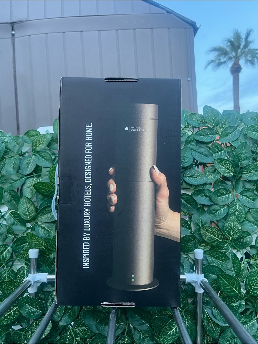 Hotel Collection Gunmetal Portable Aroma Diffuser